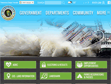 Tablet Screenshot of marinettecounty.com